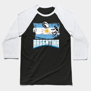 Rugby Argentina Baseball T-Shirt